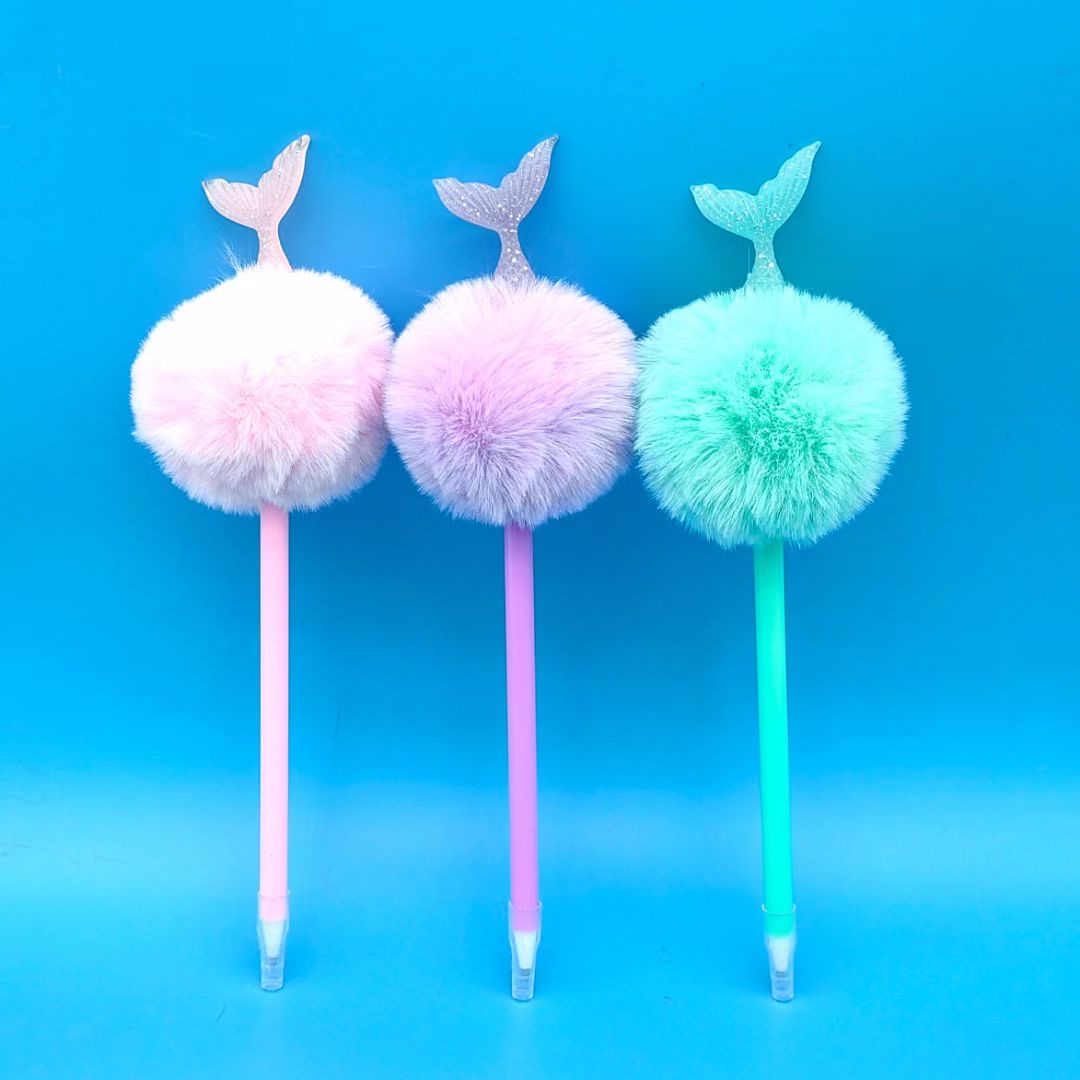 FISHTAIL POMPOM PEN